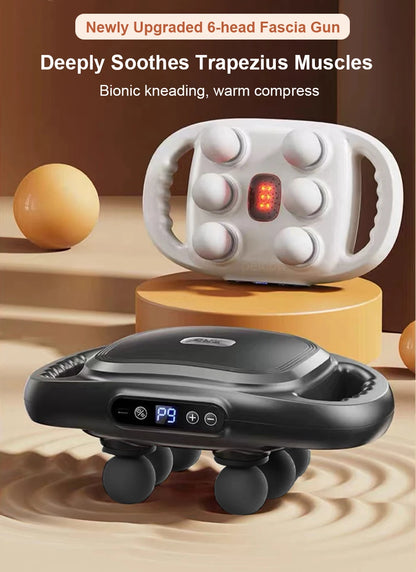 High-Frequency Six-Head Massage Gun