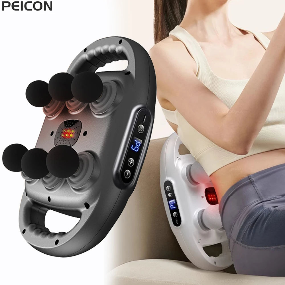 High-Frequency Six-Head Massage Gun